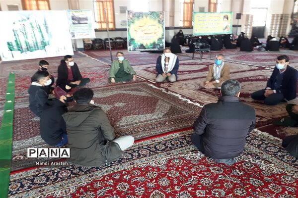 اجتماع میقات الصالحین در هیئت حسینی شهرستان خوسف استان خراسان جنوبی