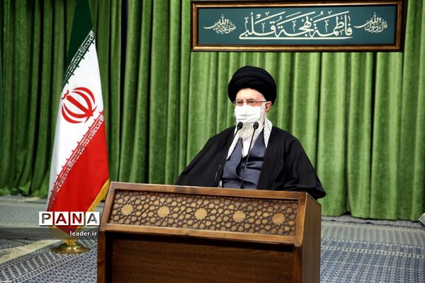 نشست تصویری رهبر انقلاب اسلامی با جمعی از مداحان به‌مناسبت سالروز ولادت حضرت زهرا(س)