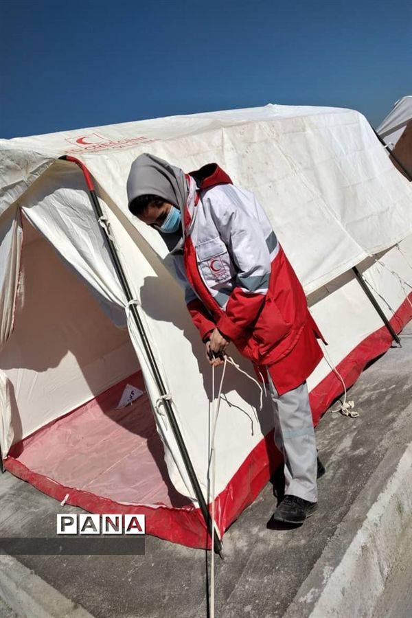 مانور استانی اسکان اضطراری باحضور تیم‌های عملیاتی هلال‌احمر رباط‌کریم