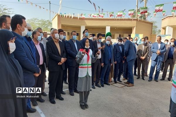 افتتاح چند مدرسه در شهرستان حمیدیه به مناسبت دهه فجر