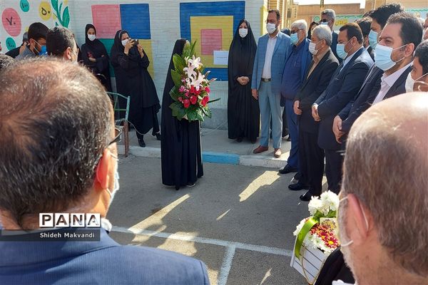 افتتاح چند مدرسه در شهرستان حمیدیه به مناسبت دهه فجر