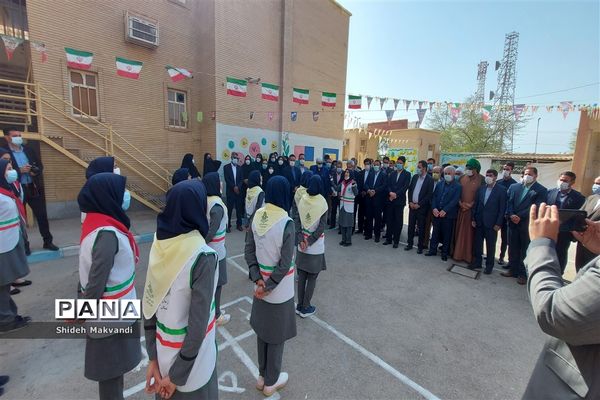 افتتاح چند مدرسه در شهرستان حمیدیه به مناسبت دهه فجر