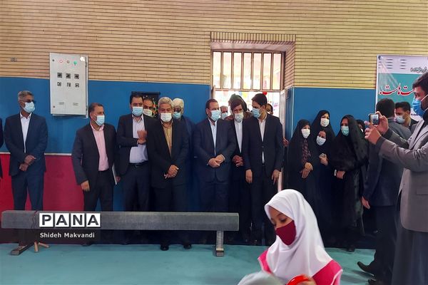 افتتاح چند مدرسه در شهرستان حمیدیه به مناسبت دهه فجر