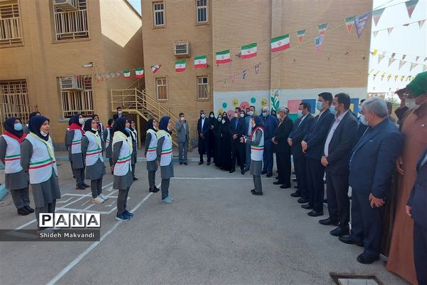 افتتاح چند مدرسه در شهرستان حمیدیه به مناسبت دهه فجر