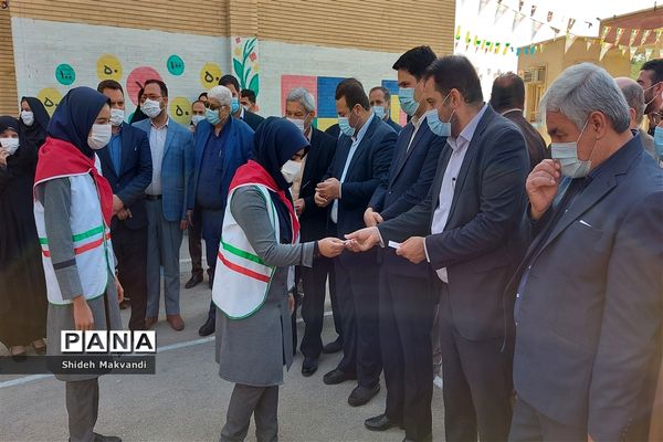 افتتاح چند مدرسه در شهرستان حمیدیه به مناسبت دهه فجر