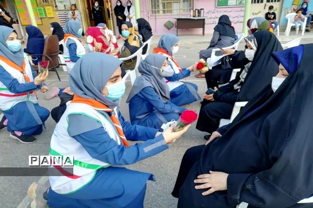 آیین گرامیداشت ولادت حضرت زهرا (س) در دبیرستان تشکیلاتی پاینده اهواز