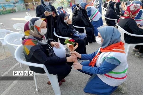 آیین گرامیداشت ولادت حضرت زهرا (س) در دبیرستان تشکیلاتی پاینده اهواز