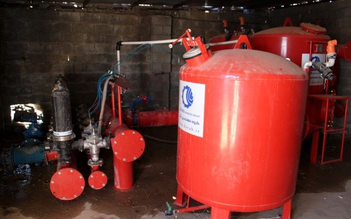 افتتاح 70هکتار سیستم‌ آبیاری نوین موضعی و کم‌فشار، در نی‌ریز