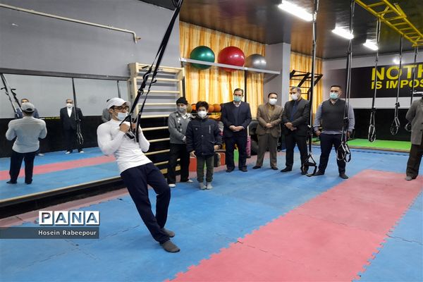 افتتاح سالن چند منظورهTRX در منطقه 16 شهر تهران