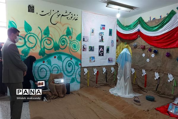 برگزاری نمایشگاه حجاب وعفاف  وهنرهای دستی درهنرستان طوبی شهرستان حمیدیه