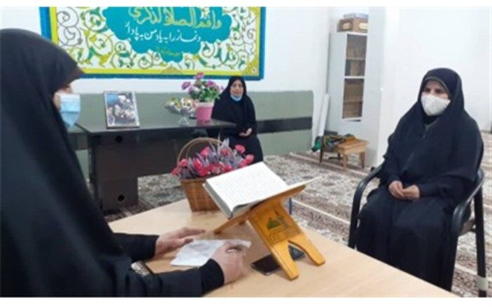 مسابقه قرآنی دهه فجردردارالقرآن دخترانه طاهریان اندیمشک برگزارشد