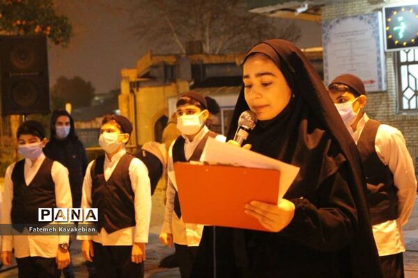 جشن ۲۲ بهمن در امام‌زاده عباس ساری