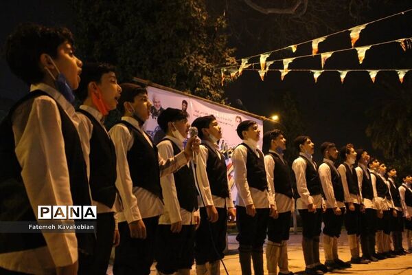 جشن ۲۲ بهمن در امام‌زاده عباس ساری