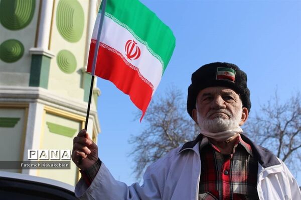 راهپیمایی خودرویی ۲۲ بهمن در ساری