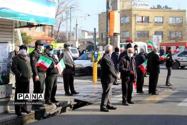راهپیمایی خودرویی ۲۲ بهمن در ساری