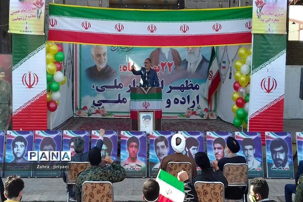 مراسم ۲۲ بهمن به صورت خودرویی و موتوری در خاورشهر