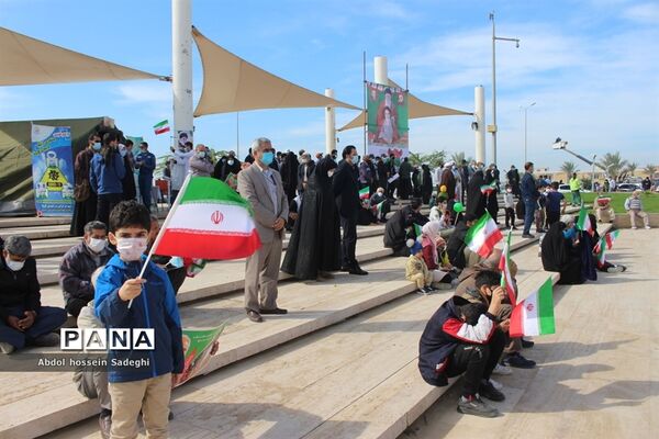 راهپیمایی 22 بهمن 99 در بوشهر