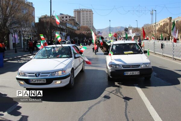 راهپیمایی 22 بهمن  در مشهد مقدس