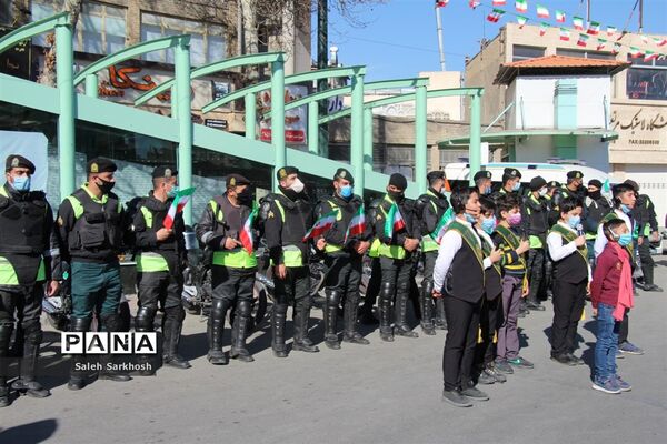 راهپیمایی 22 بهمن  در مشهد مقدس