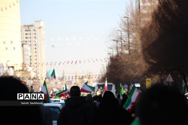 راهپیمایی 22 بهمن  در مشهد مقدس