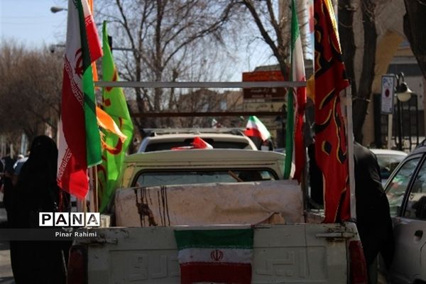 برگزاری رژه موتوری و خودرویی  در تبریز