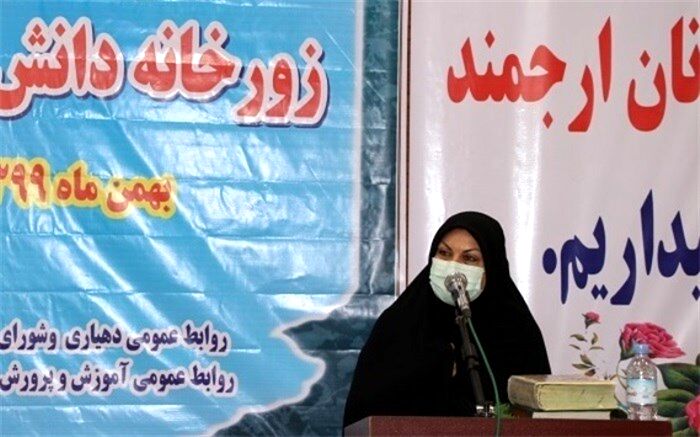 اولین سالن ورزش زورخانه‌ای دانش آموزی در کهریزک کلنگ خورد