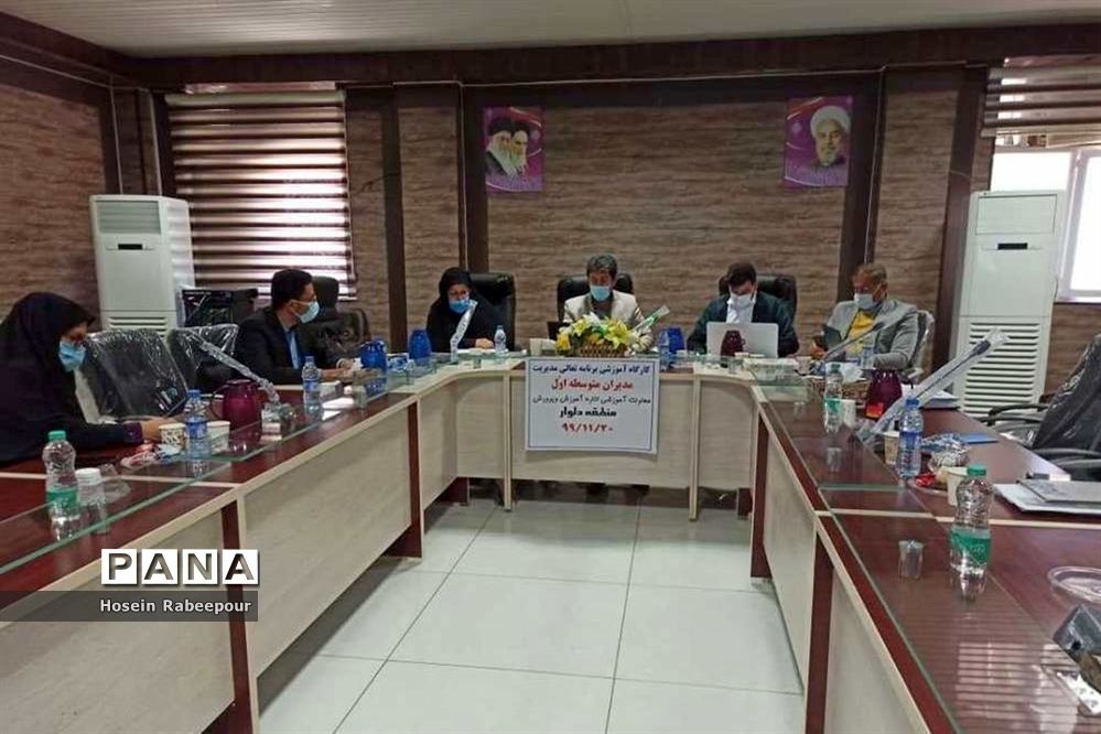 کارگاه هم اندیشی برنامه عملیاتی سالانه تعالی مدیریت مدرسه در دلوار