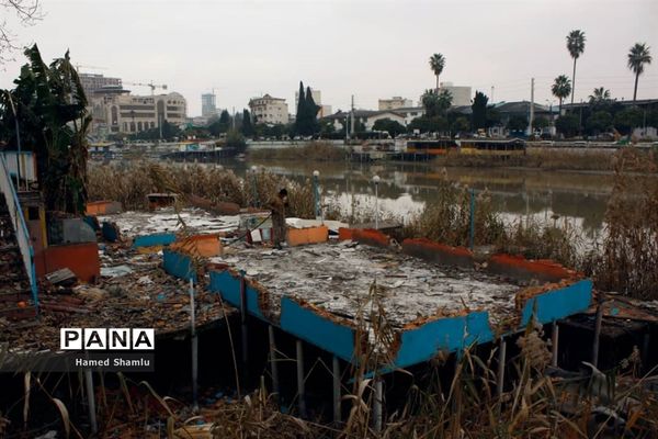 تخریب اسکله‌های بابلرود