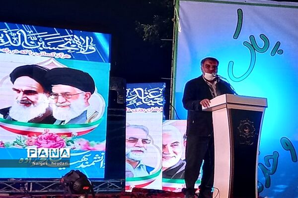 جشن بزرگ پیروزی انقلاب در شهرستان امیدیه