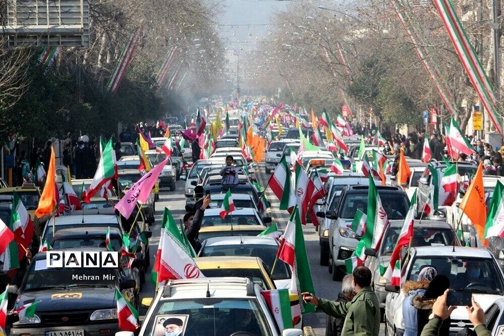 راهپیمایی ۲۲ بهمن در گلستان