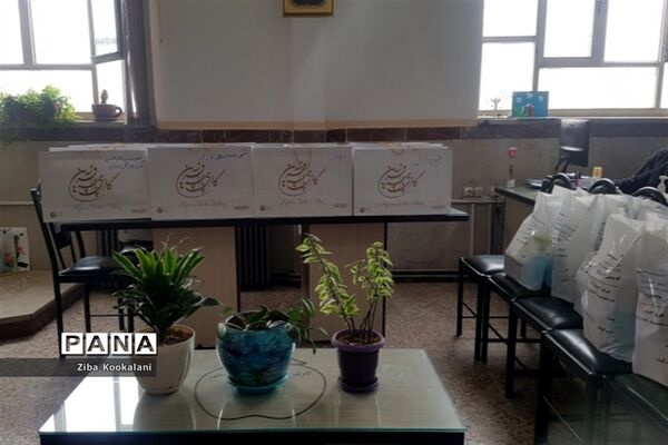 توزیع اقلام بهداشتی در مدارس شهرستان قدس