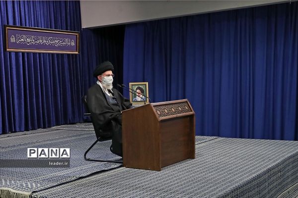 ارتباط تصویری مردم آذربایجان شرقی با رهبر انقلاب به‌مناسبت سالروز قیام ۲۹ بهمن مردم تبریز