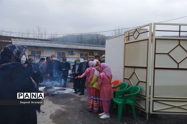 افتتاح دبستان سعادت در روستای قلعه‌پایان