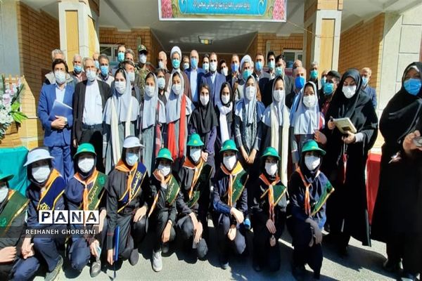 افتتاح آموزشگاه شهدای بانک رفاه کارگران روستای منجیل آباد شهرستان رباط کریم