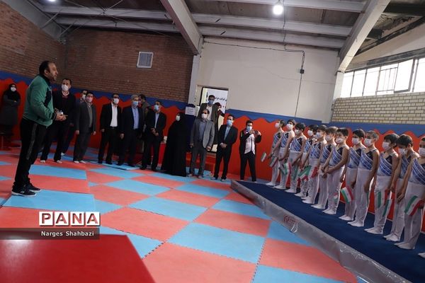 افتتاح سالن ژیمناستیک و بازدید از سالن کشتی در شهرقدس