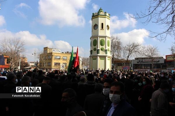 تشییع پیکر شهید مصطفی نوروزی در ساری