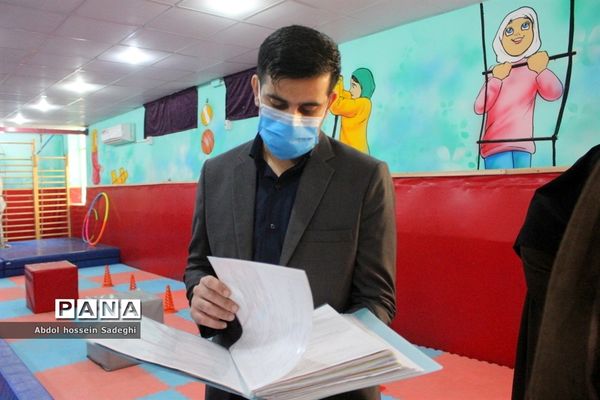 افتتاح کلاس درس تربیت بدنی در سازه مدرسه دبستان دخترانه شهید فولادی 1 بوشهر