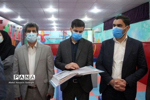 افتتاح کلاس درس تربیت بدنی در سازه مدرسه دبستان دخترانه شهید فولادی 1 بوشهر