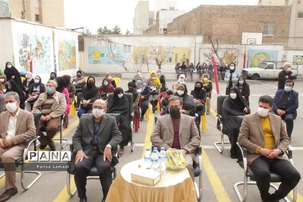 آئین افتتاحیه طرح مدرسه، کانون تربیتی محله در منطقه ۱۳ شهر تهران