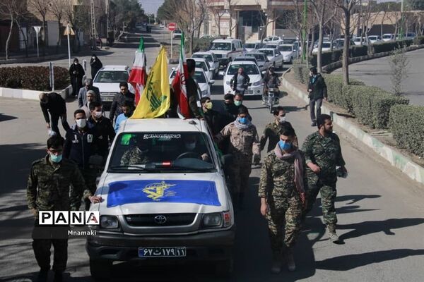تشییع پیکر ۲ شهید گمنام دوران دفاع مقدس در شهر نوش آباد کاشان