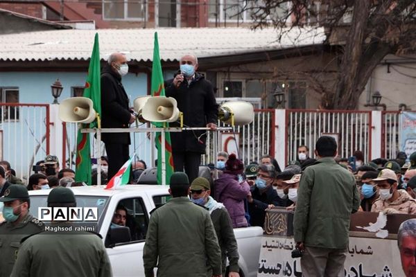 تشییع  پیکر مطهر سردار شهید علیرضا گلمحمدی