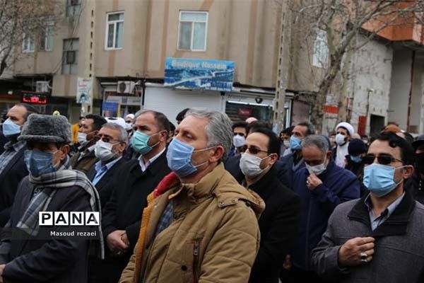 تشییع  پیکر مطهر سردار شهید علیرضا گلمحمدی