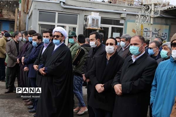 تشییع  پیکر مطهر سردار شهید علیرضا گلمحمدی