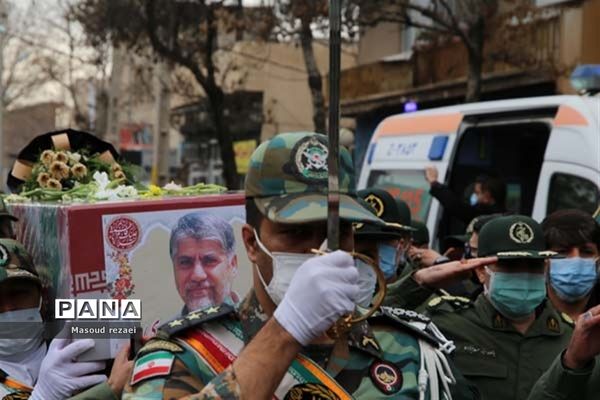 تشییع  پیکر مطهر سردار شهید علیرضا گلمحمدی