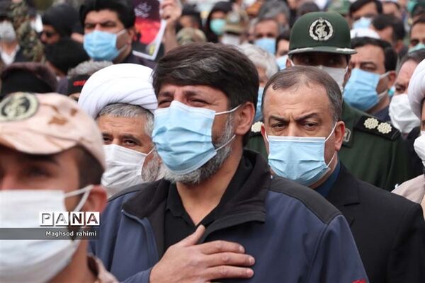 تشییع  پیکر مطهر سردار شهید علیرضا گلمحمدی