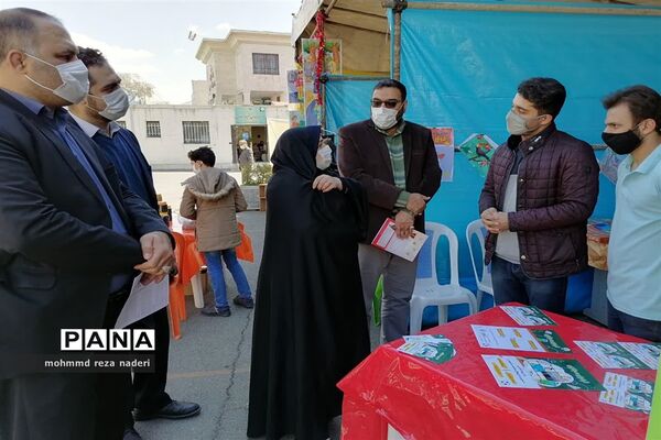 نمایشگاه دستاوردهای کانون شهید رجائی ناحیه دو شهر ری