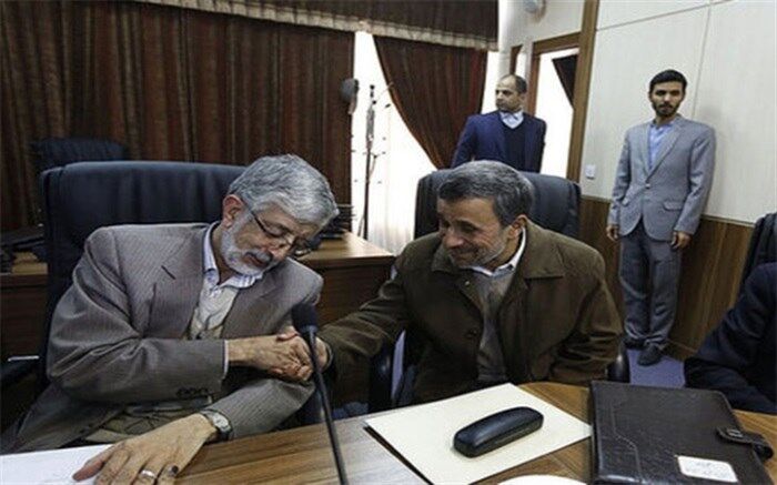 حداد عادل: دست‌بوسی فرح دروغ محض چندش‌آور است، هیچگاه او را ندیدم