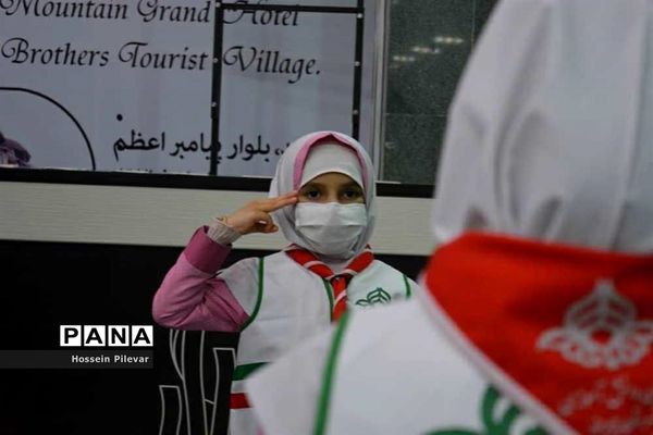 مراسم استقبال ازعلیرضا کاظمی معاون پرورشی فرهنگی وزارت آموزش و پرورش درفرودگاه بیرجند