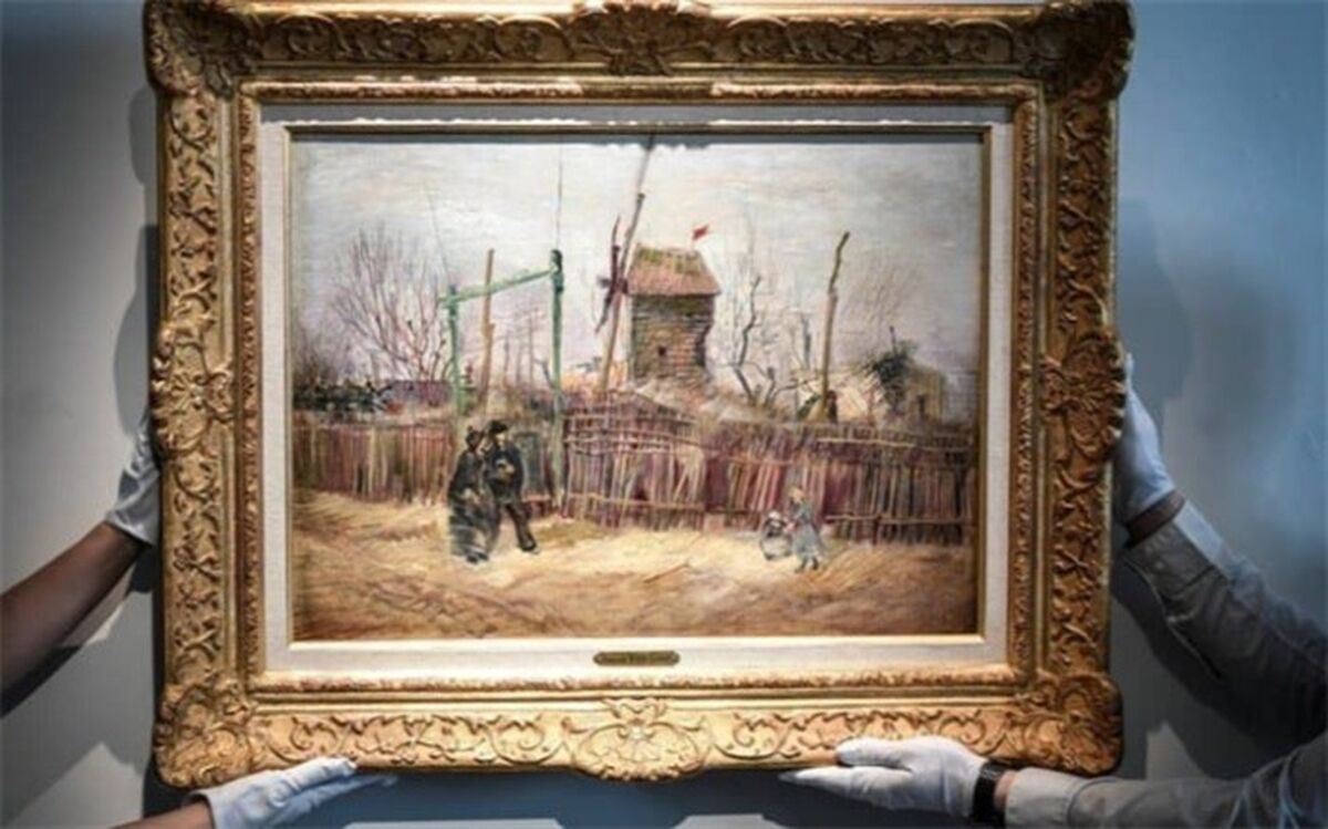 نقاشی دیده نشده ون‌گوگ در پاریس به حراج گذاشته می‌شود