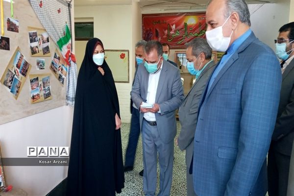 بازدید معاون پرورشی و فرهنگی وزارت آموزش و پرورش از دبیرستان حضرت فاطمه زهرا (س)